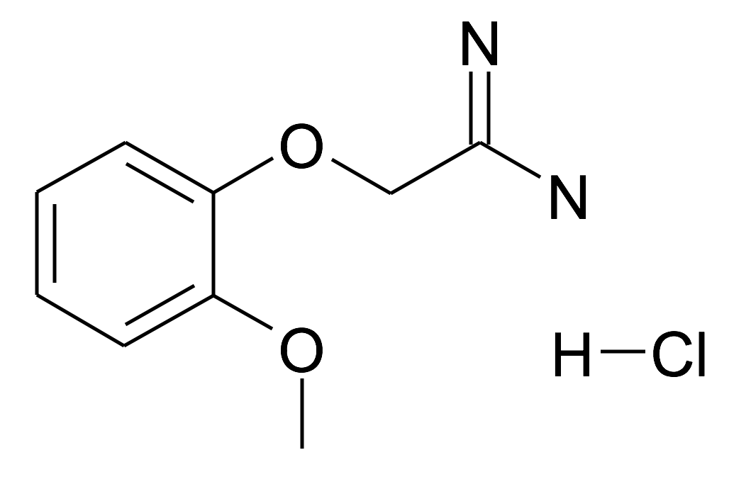 2-(2-Methoxy-phenoxy)-acetamidine; hydrochloride