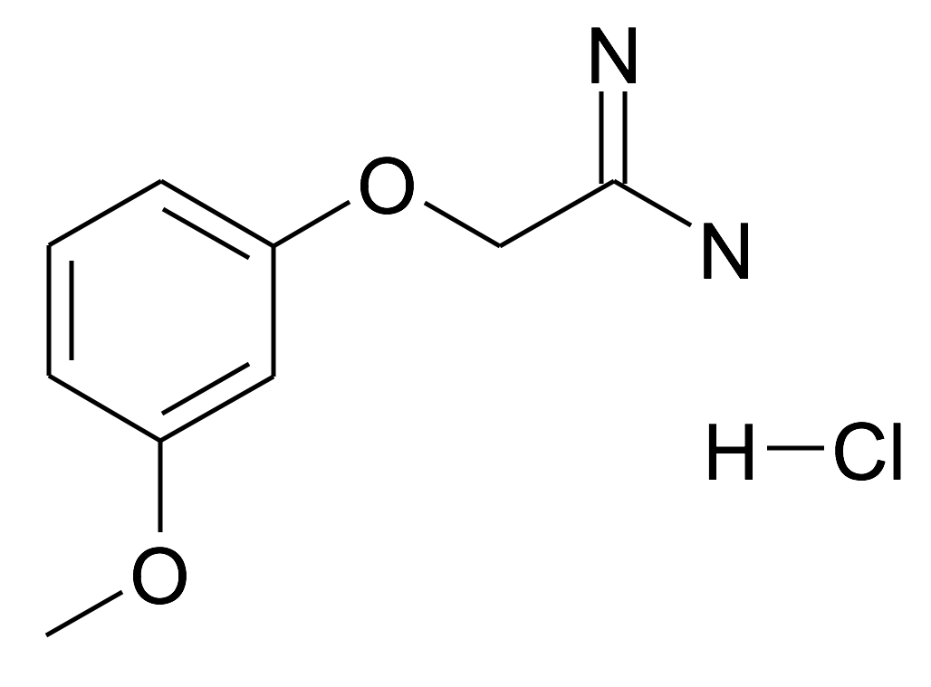 2-(3-Methoxy-phenoxy)-acetamidine; hydrochloride