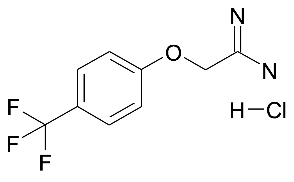2-(4-Trifluoromethyl-phenoxy)-acetamidine; hydrochloride