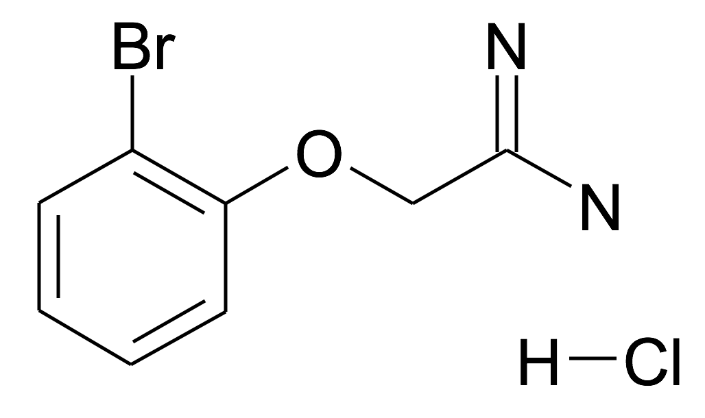 2-(2-Bromo-phenoxy)-acetamidine; hydrochloride