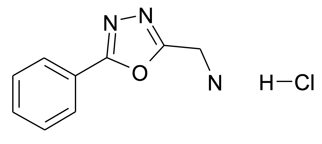 C-(5-Phenyl-[1,3,4]oxadiazol-2-yl)-methylamine; hydrochloride