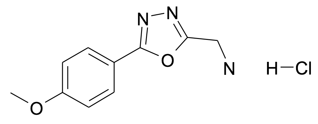 C-[5-(4-Methoxy-phenyl)-[1,3,4]oxadiazol-2-yl]-methylamine; hydrochloride