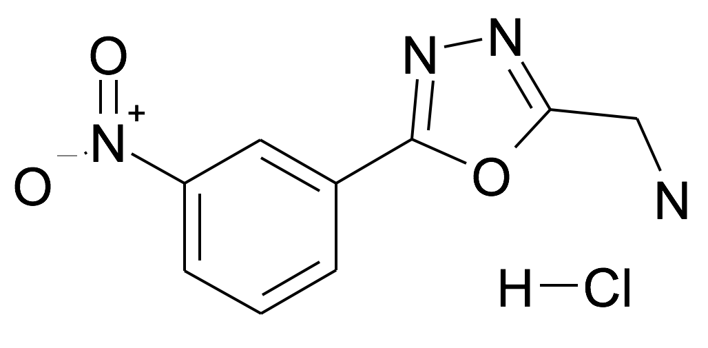 C-[5-(3-Nitro-phenyl)-[1,3,4]oxadiazol-2-yl]-methylamine; hydrochloride