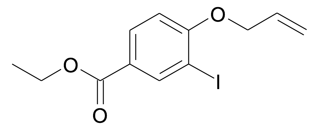 4-Allyloxy-3-iodo-benzoic acid ethyl ester