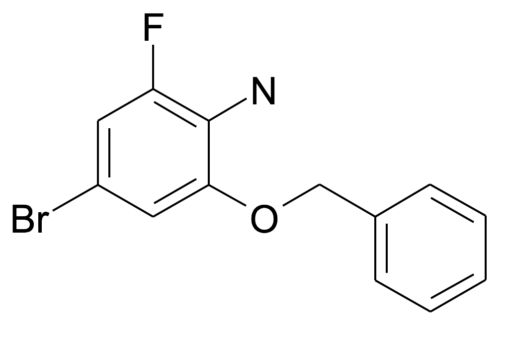 2-Benzyloxy-4-bromo-6-fluoro-phenylamine