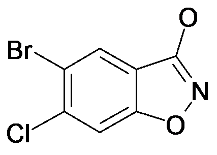 5-Bromo-6-chloro-benzo[d]isoxazol-3-ol