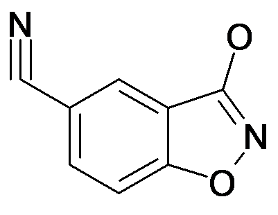 3-Hydroxy-benzo[d]isoxazole-5-carbonitrile