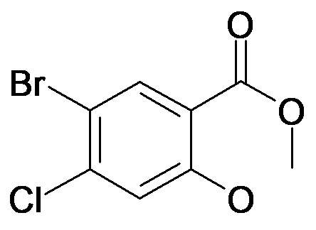 5-Bromo-4-chloro-2-hydroxy-benzoic acid methyl ester