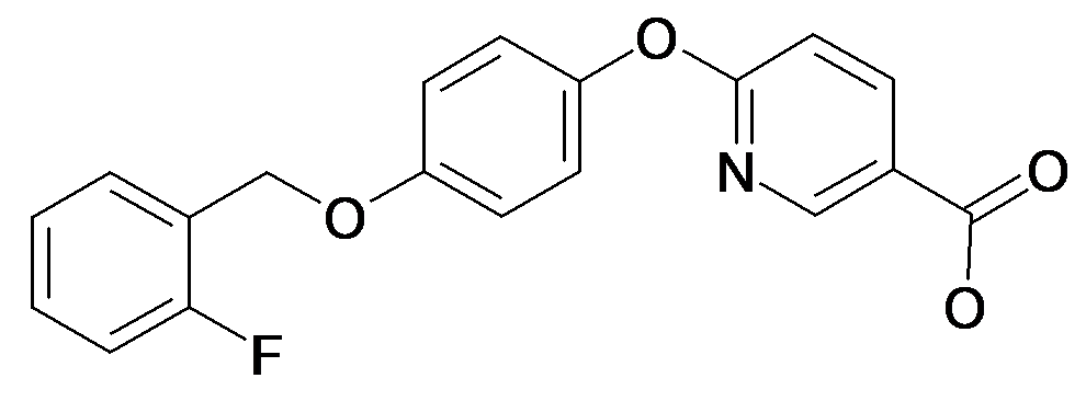 6-[4-(2-Fluoro-benzyloxy)-phenoxy]-nicotinic acid