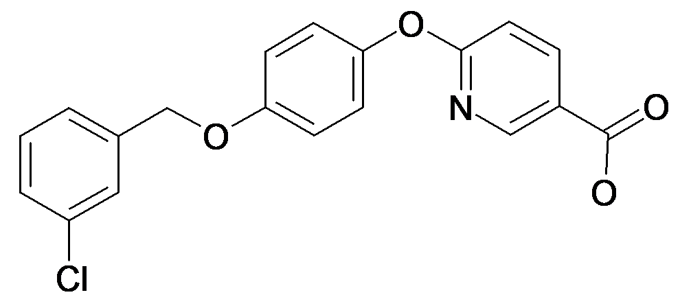 6-[4-(3-Chloro-benzyloxy)-phenoxy]-nicotinic acid