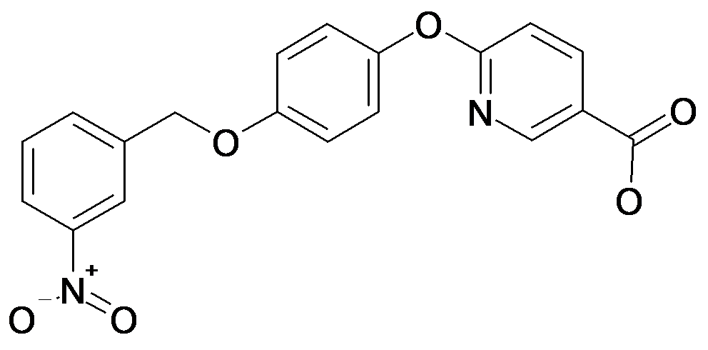 6-[4-(3-Nitro-benzyloxy)-phenoxy]-nicotinic acid