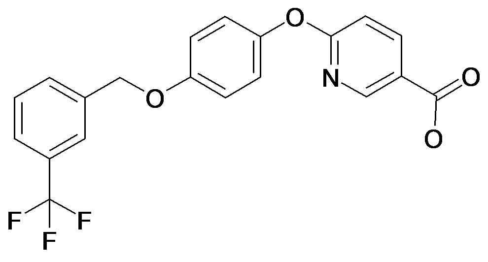 6-[4-(3-Trifluoromethyl-benzyloxy)-phenoxy]-nicotinic acid