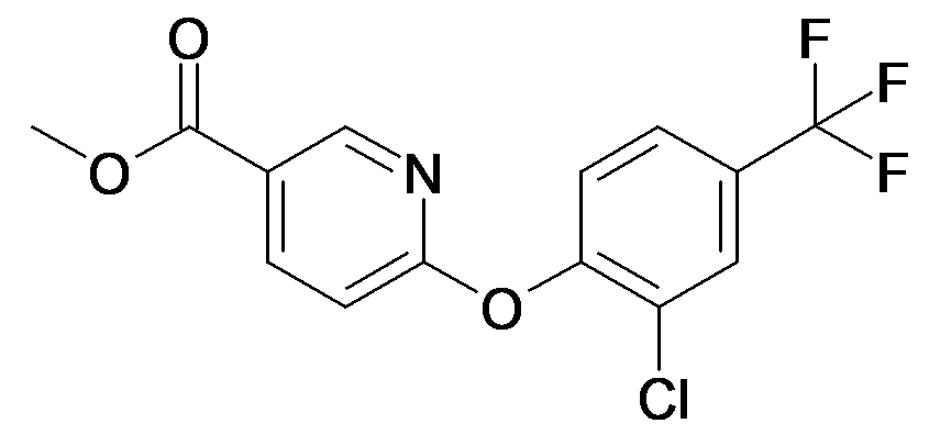 6-(2-Chloro-4-trifluoromethyl-phenoxy)-nicotinic acid methyl ester