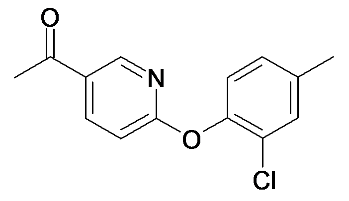 1-[6-(2-Chloro-4-methyl-phenoxy)-pyridin-3-yl]-ethanone