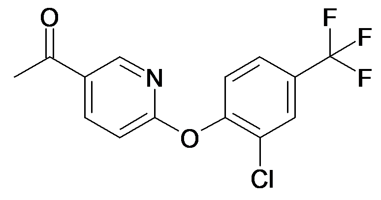 1-[6-(2-Chloro-4-trifluoromethyl-phenoxy)-pyridin-3-yl]-ethanone