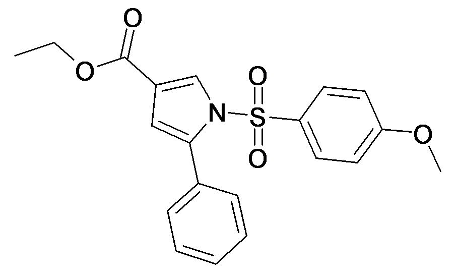 1-(4-Methoxy-benzenesulfonyl)-5-phenyl-1H-pyrrole-3-carboxylic acid ethyl ester
