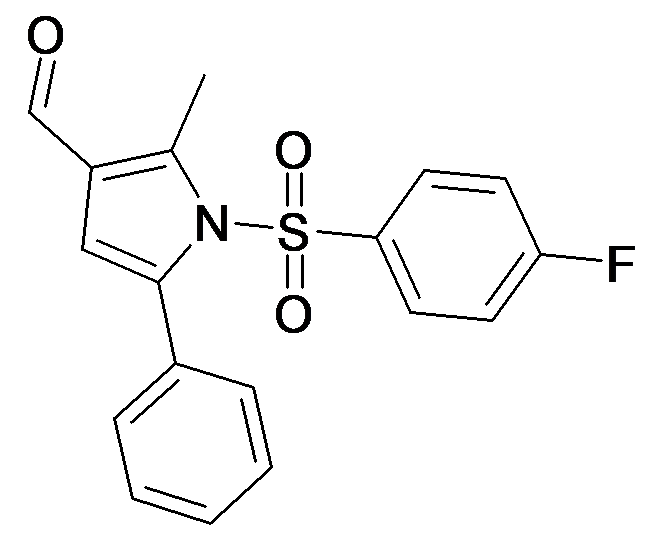 1-(4-Fluoro-benzenesulfonyl)-2-methyl-5-phenyl-1H-pyrrole-3-carbaldehyde
