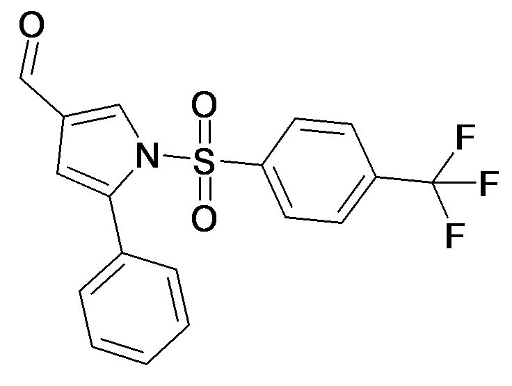 5-Phenyl-1-(4-trifluoromethyl-benzenesulfonyl)-1H-pyrrole-3-carbaldehyde