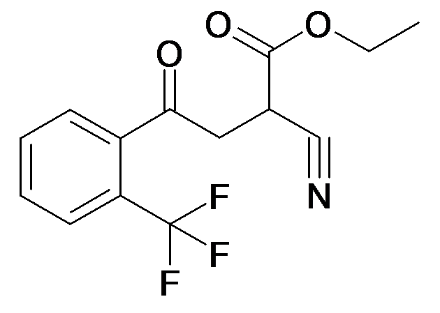 2-Cyano-4-oxo-4-(2-trifluoromethyl-phenyl)-butyric acid ethyl ester