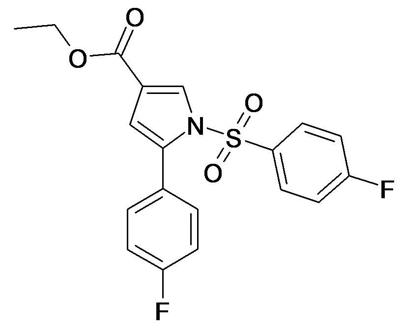 1-(4-Fluoro-benzenesulfonyl)-5-(4-fluoro-phenyl)-1H-pyrrole-3-carboxylic acid ethyl ester