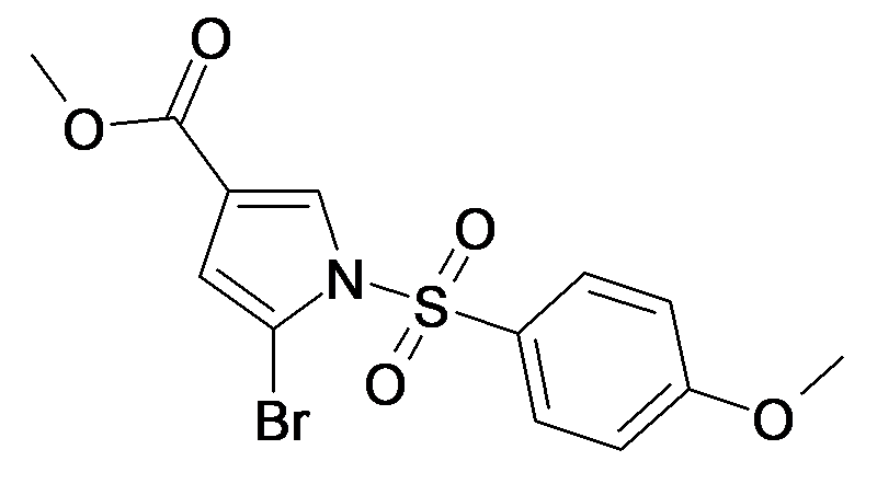 5-Bromo-1-(4-methoxy-benzenesulfonyl)-1H-pyrrole-3-carboxylic acid methyl ester