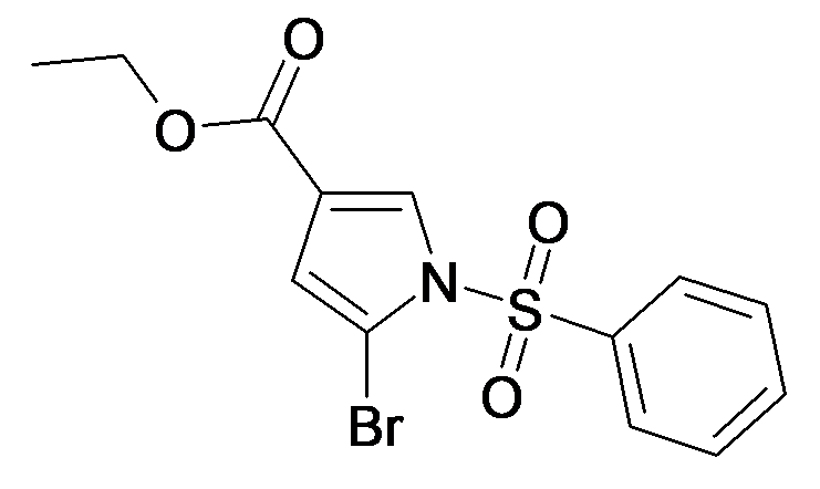 1-Benzenesulfonyl-5-bromo-1H-pyrrole-3-carboxylic acid ethyl ester