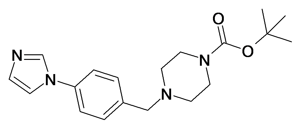 4-(4-Imidazol-1-yl-benzyl)-piperazine-1-carboxylic acid tert-butyl ester