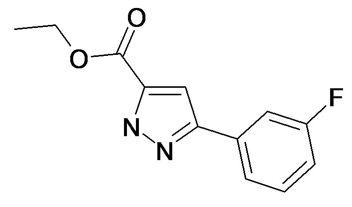 5-(3-Fluoro-phenyl)-2H-pyrazole-3-carboxylic acid ethyl ester