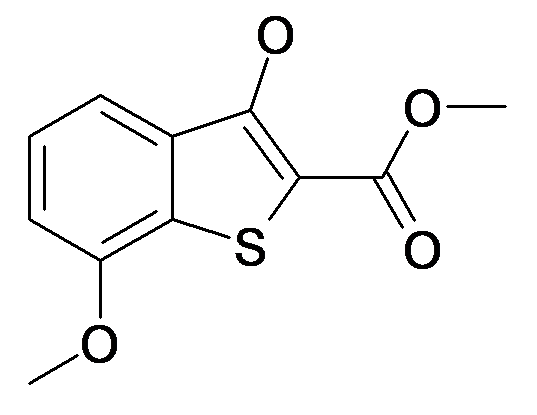 3-Hydroxy-7-methoxy-benzo[b]thiophene-2-carboxylic acid methyl ester