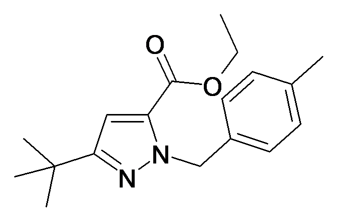 5-tert-Butyl-2-(4-methyl-benzyl)-2H-pyrazole-3-carboxylic acid ethyl ester