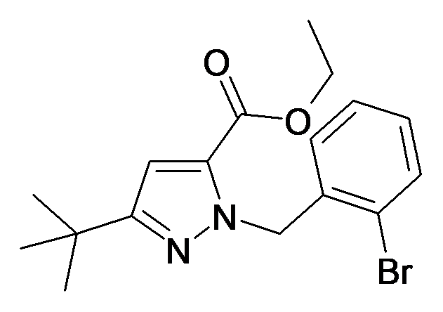 2-(2-Bromo-benzyl)-5-tert-butyl-2H-pyrazole-3-carboxylic acid ethyl ester