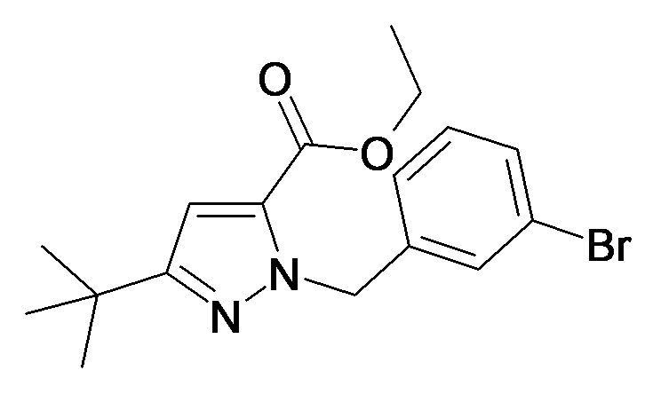 2-(3-Bromo-benzyl)-5-tert-butyl-2H-pyrazole-3-carboxylic acid ethyl ester
