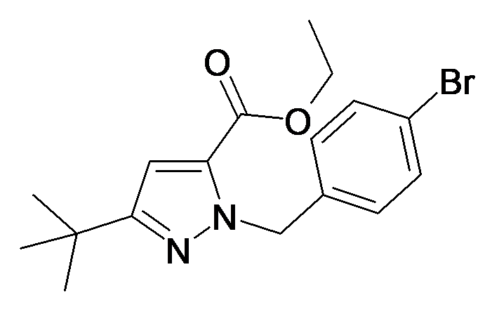2-(4-Bromo-benzyl)-5-tert-butyl-2H-pyrazole-3-carboxylic acid ethyl ester