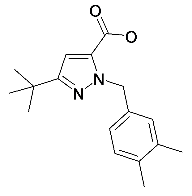 5-tert-Butyl-2-(3,4-dimethyl-benzyl)-2H-pyrazole-3-carboxylic acid