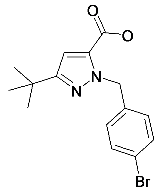2-(4-Bromo-benzyl)-5-tert-butyl-2H-pyrazole-3-carboxylic acid