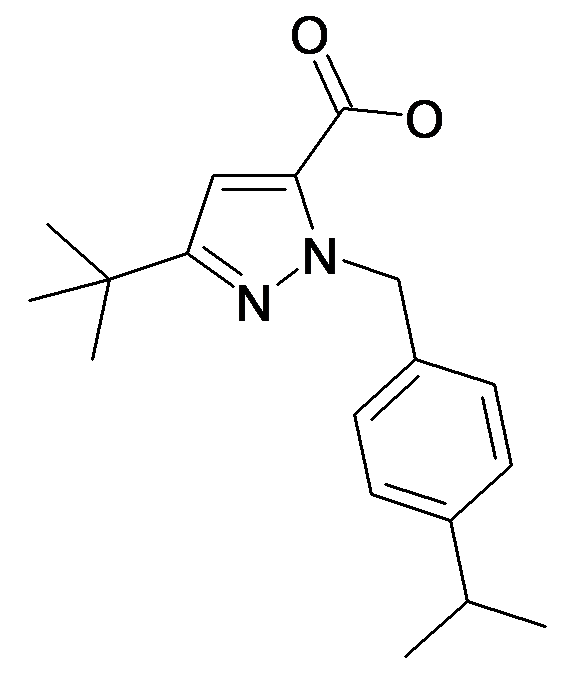 5-tert-Butyl-2-(4-isopropyl-benzyl)-2H-pyrazole-3-carboxylic acid