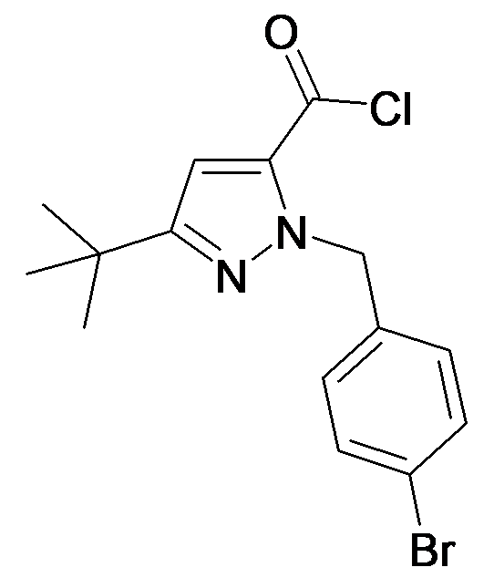 2-(4-Bromo-benzyl)-5-tert-butyl-2H-pyrazole-3-carbonyl chloride
