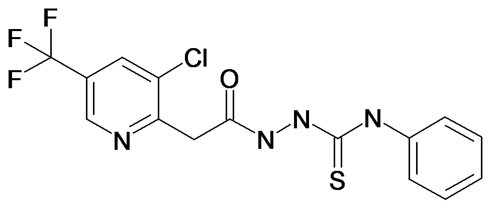 1-[2-chloro-5-(trifluoromethyl)pyridin-2-yl]acetyl-4-phenylthiosemicarbazide