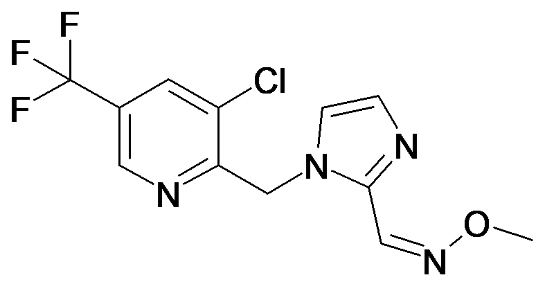 1-(3-Chloro-5-trifluoromethyl-pyridin-2-ylmethyl)-1H-imidazole-2-carbaldehyde O-methyl-oxime