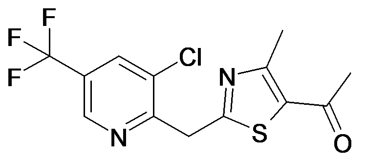 1-[2-(3-Chloro-5-trifluoromethyl-pyridin-2-ylmethyl)-4-methyl-thiazol-5-yl]-ethanone