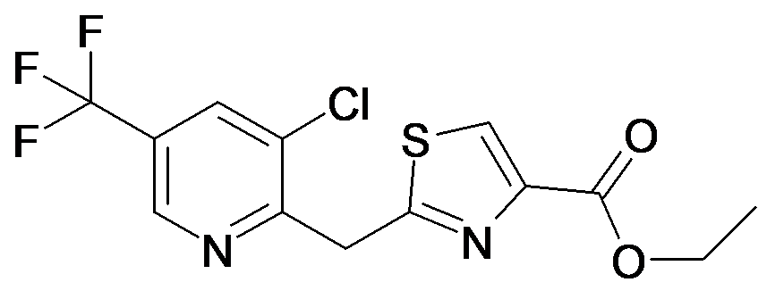 2-(3-Chloro-5-trifluoromethyl-pyridin-2-ylmethyl)-thiazole-4-carboxylic acid ethyl ester
