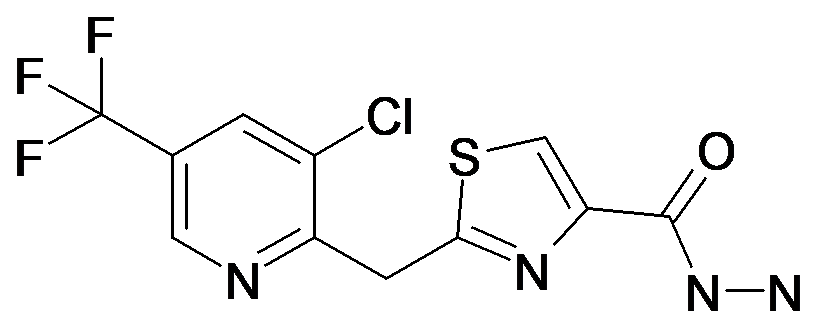 2-(3-Chloro-5-trifluoromethyl-pyridin-2-ylmethyl)-thiazole-4-carboxylic acid hydrazide