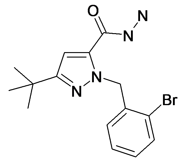 2-(2-Bromo-benzyl)-5-tert-butyl-2H-pyrazole-3-carboxylic acid hydrazide
