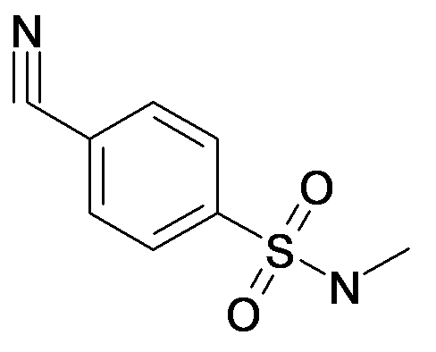 4-Cyano-N-methyl-benzenesulfonamide