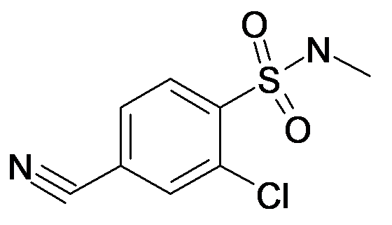 2-Chloro-4-cyano-N-methyl-benzenesulfonamide