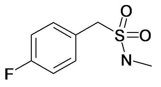C-(4-Fluoro-phenyl)-N-methyl-methanesulfonamide