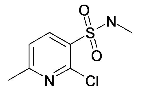 2-Chloro-6-methyl-pyridine-3-sulfonic acid methylamide