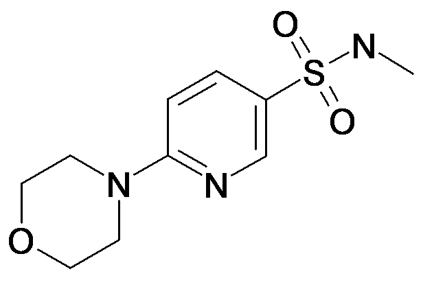 6-Morpholin-4-yl-pyridine-3-sulfonic acid methylamide