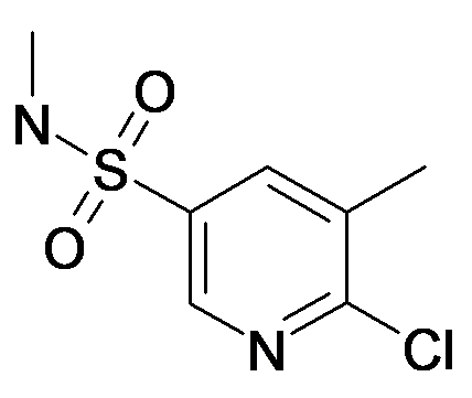 6-Chloro-5-methyl-pyridine-3-sulfonic acid methylamide