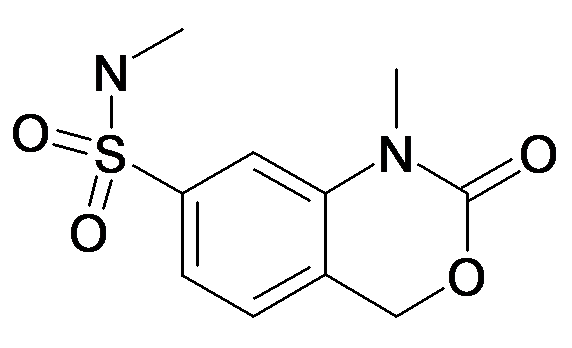 1-Methyl-2-oxo-1,4-dihydro-2H-benzo[d][1,3]oxazine-7-sulfonic acid methylamide